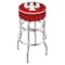 Holland Bar Stool Co 25" 4" Indiana Cushion Seat, Double-Ring Chrome Swivel Bar Stool L7C125IndnaU - alternate 1
