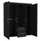Homeroots 59" Black Two Drawer Combo Dresser 546424 - alternate 12