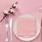 Smarty Had A Party Durable Classic Pink Paper Beverage/Cocktail Napkins, 600PK 139190154-CASE - alternate 8