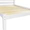 Homeroots White Solid Wood Twin Bed Frame 546745 - alternate 7