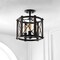 Jonathan Y Ferme 14" 3-Light Iron Rustic Farmhouse LED Flush Mount, Brown/Oil Rubbed Bronze JYL7502A - alternate 11