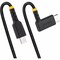 Startech.Com 6IN 15CM USB C CHARGING CABLE RIGHT ANGLE - 60W PD 3A - HEAVY DUTY FAST CHARGE USB-C CABLE - R2CCR-15C-USB-CABLE - alternate 7