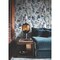 York Wallcoverings Fauvist Flock Blue Wallpaper AG2015 - alternate 8