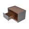 Homeroots Modern Walnut Nightstand with Drawer Box and Shelf 473023 - alternate 6