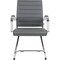 Leisuremod Benmar Modern Office Chair with Faux Leather Sled Base Task Chair & Arms BGO19GRL - alternate 9