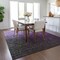 Homeroots 8' X 10' Purple And Dark Gray Ombre Washable Indoor Outdoor Area Rug 602896 - alternate 9