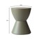 Leisuremod Loft Modern Fiberstone Hourglass Side Table, Weather-Resistant, Fully Assembled LST14GR - alternate 10
