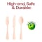 Smarty Had A Party Silhouette Birch Wood Eco Friendly Wooden Cutlery Set - Spoons, Forks and Knives (600 Guests), 1800PK 4667SPCS-CASE - alternate 9