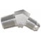 Gates Male JIC 37 Flare to Male Pipe NPTF - 45 SAE to SAE G60497-0608 - alternate 3