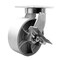 Service Caster 8 Inch Extra Heavy Duty Semi Steel Cast Iron Wheel Swivel Caster with Brake SCC SCC-KP92S830-SSR-SLB - alternate 1