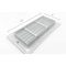 Sierra Grates 4 in. H X 12 in. W Powder Coat Aluminum, White Return Grille ABG412-WHT - alternate 5