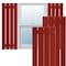 Ekena Millwork True Fit PVC Four Board Spaced Board-n-Batten Shutters, Fire Red , 23W x 35H, PR TFP101SBF23X035BR - alternate 1