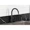 Kingston Brass Single-Handle Kitchen Faucet, Matte Black KSD2430RNK - alternate 6