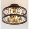 Jonathan Y Sylvain 15.5" Metal LED Semi-Flush Mount, Oil Rubbed Bronze/Brass Gold JYL9040B - alternate 12