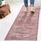 Jonathan Y Alacati Ogee Medallion Machine-Washable Red/Orange/Cream 2 ft. x 8 ft. Runner Rug WSH103A-28 - alternate 8