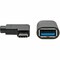 Tripp Lite USB C to USB-A Cable Right Angle 3.1 5 Gbps USB Type C M/F 6in U428-06N-F-CRA - alternate 5