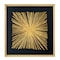 Homeroots Starburst Gold Shadowbox Frame Textual Art Wall Art 576628 - alternate 1