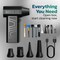 Purely Portable Wireless Air Duster 105,000 RPM Handheld Dust Blower with 5 Nozzles, Black D40 - alternate 9