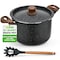 Nutrichef 5qt Pasta Pot with Strainer Lid & Pasta Fork NCMK2217 - alternate 1