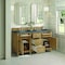 James Martin Vanities Lorelai 60'' D Vanity, Light Natural Oak w/ Parisien Bleu Silestone Top w/FreePower Wireless Charger 424-V60D-LNO-FPBL - alternate 10