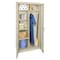 Sandusky Lee Combo Storage Cabinet, 72 in H, 36 in W, 18 in D, Swing, Keyed, Putty, 4 Shelves CAC1361872-07 - alternate 9