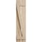 Ekena Millwork Rustic Two Board Spaced Board-n-Batten Hand Hewn Faux Wood Shutters w/Z-Board, 11 1/2W x 62H, PR SHUBSZ11X62HHPR - alternate 19
