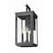 Z-Lite Hartwell 3-Light Outdoor Wall Light, 8 in W x 19.25 H, Sand Black 5019M-BK - alternate 8