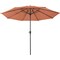Pure Garden 9-Foot Outdoor Patio Umbrella, Orange 50-101-TC - alternate 7