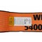 Mytee Products 4Pk 4inx5ft Orange Roll Off Winch Strap for Container w/ Flat Hook 6,667 lbs WLL, 4PK WS4x5CH-Ax4 - alternate 9