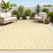 Jonathan Y Ourika Moroccan Geometric Textured Weave Yellow/Cream 4 ft. x 6 ft. Indoor/Outdoor Area Rug SMB108G-4 - alternate 1