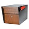 Mail Boss Mail Manager 316 Stainless Locking Post-Mount Mailbox, USPS Approved 805915 - alternate 1