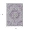 Homeroots 9' X 12' Purple Floral Medallion Washable Indoor Outdoor Area Rug 607924 - alternate 9