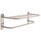 Delta 24" Stainless Steel Towel Shelf with One Bar, Exposed Mounting 43624-SN - alternate 1