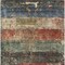 Homeroots 10' X 14' Fern Green Black And Terra Cotta Striped Washable Indoor Outdoor Area Rug 605984 - alternate 9