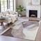 Homeroots 3' X 5' Brown And Taupe Abstract Washable Indoor Outdoor Area Rug 630441 - alternate 6