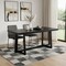 Homeroots 71" Black Wood Trestle Base Dining Table 630379 - alternate 7