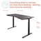 Motionwise Electric Sit-Stand Desk, 30 in D X 60 in W X SDD60A - alternate 9