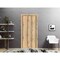 Sartodoors Sliding Closet Bi-fold Doors, Planum 0010 Oak, Sturdy Tracks Moldings Trims Hardware Set, Wood Soli PLANUM0010BF-DUB-6484 - alternate 1