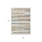 Homeroots 9' X 12' Ivory Beige And Taupe Striped Washable Indoor Outdoor Area Rug 613288 - alternate 9