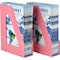 Acrimet Magazine File Holder Vertical Rack, Durable Plastic Desk Organizer, Solid Pink, 2PK 277.9 - alternate 9