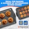 Emporio Kitchen Baking Pan Set, Oven Safe Tray, Up To 450 Deg F, Gray, 3PK EMPKSTON30 - alternate 15