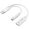 Overtime USB-C to USB-C & 3.5mm Audio and 100W Charging Splitter Adapter, White OADCTC35WH - alternate 1