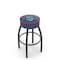 Holland Bar Stool Co 25" Seattle Kraken 4" Cushion, Black Wrinkle Base Swivel Bar Stool L8B125SeaKrk - alternate 1