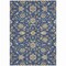 Homeroots 9' X 12' Navy Blue Brown And Ivory Moroccan Washable Indoor Outdoor Area Rug 605167 - alternate 9