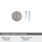 Amerock Ravino 1-1/4 inch (32mm) Diameter Satin Nickel Cabinet Knob, 10PK 10VMP53012G10 - alternate 6