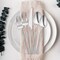 Smarty Had A Party Shiny Silver Moderno Disposable Plastic Dinner Spoons, 240PK 9340-SSP-CASE - alternate 9