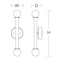 Afx Lane - LED Sconce - Satin Nickel LANS0620LAJUDSN - alternate 8