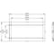 Siemens cover frame for door cutout 183.6 x 70.7 mm WxH accessory for: circuit 3VA9374-0SB10 - alternate 3
