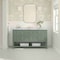 James Martin Vanities Breckenridge 60 in. Single Vanity, Smokey Celadon, w/ 3 CM Carrara Marble Top 330-V60S-SC-3CAR - alternate 6