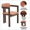 Leisuremod Velo Modern Dining Chair in Black Walnut Wood with Dark Brown Seat, 4PK VCBW-51DBR4 - alternate 10